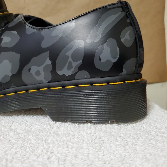 Dr Martens 1461 Distorted Leopard Smooth Print Oxford - Picture 9 of 15